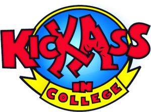 Kick Ass in College Logo